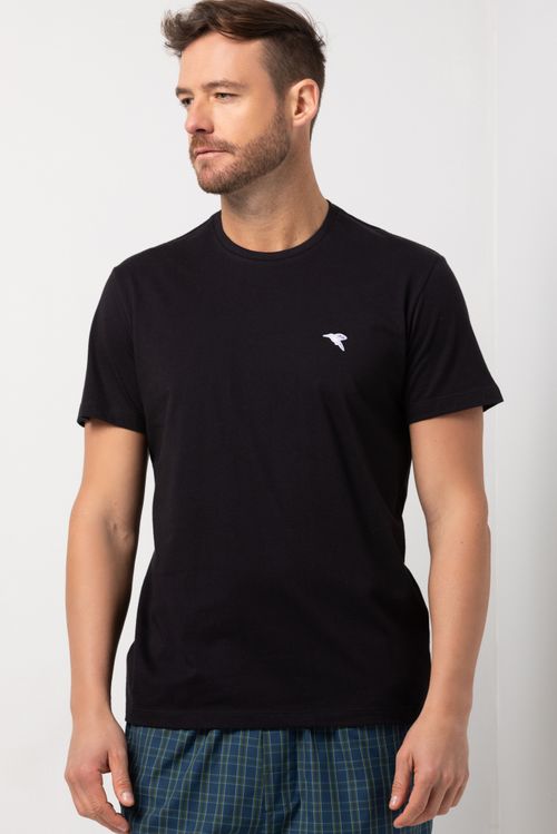 CAMISETA BÁSICA PRETA - CLASSICOS ACUO