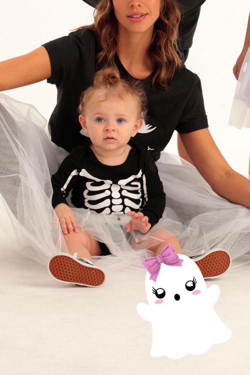 SAIA BABY DE TULE - HALLOWEEN