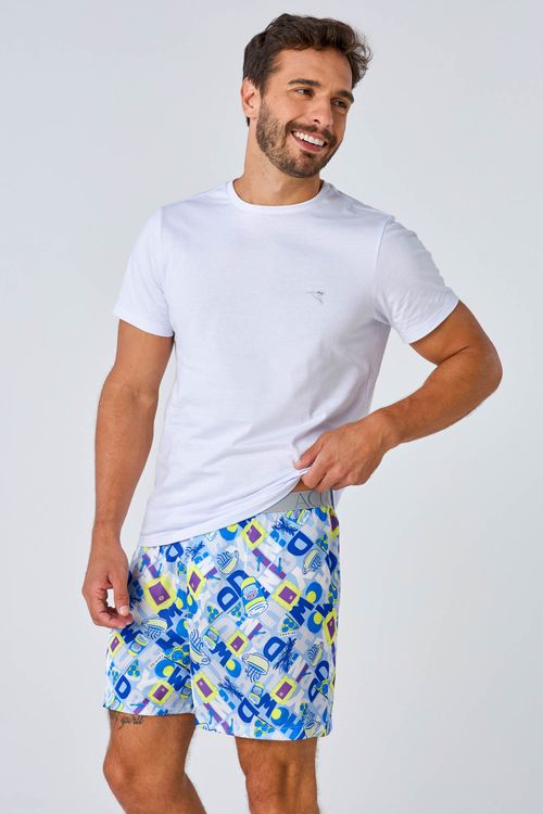 SAMBA CANÇÃO ACETINADA MASCULINA - FRIENDS FRESH