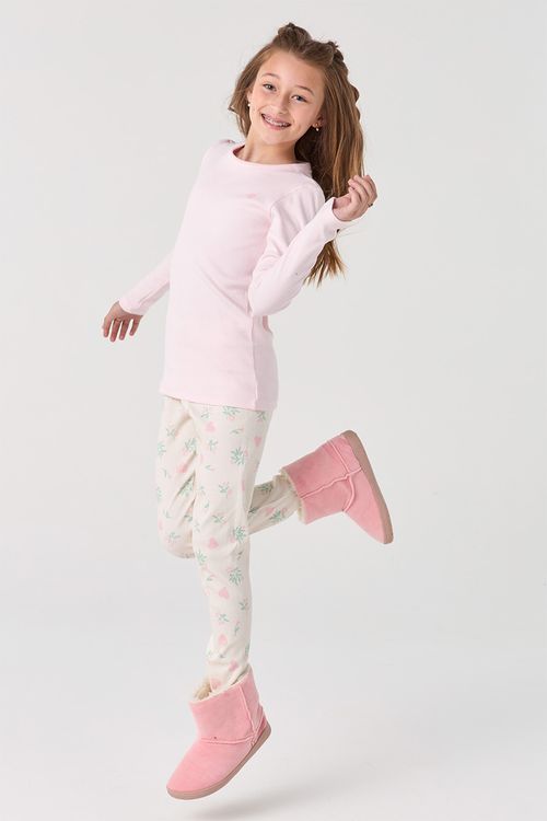 PIJAMA LONGO JUVENIL RIBANA DE ALGODÃO - MIMO