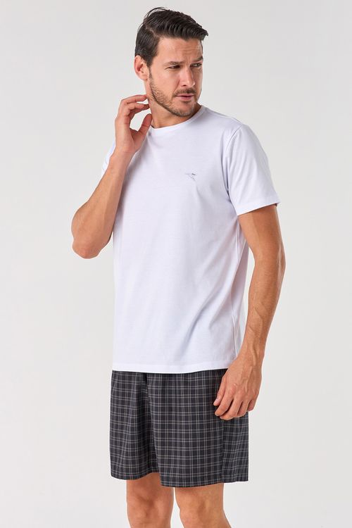 PIJAMA CURTO MASCULINO - CLÁSSICOS CAMBRAIA
