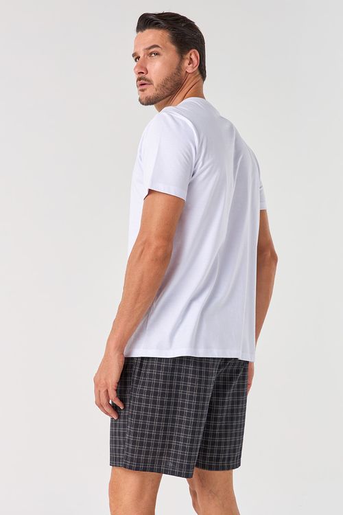 PIJAMA CURTO MASCULINO - CLÁSSICOS CAMBRAIA