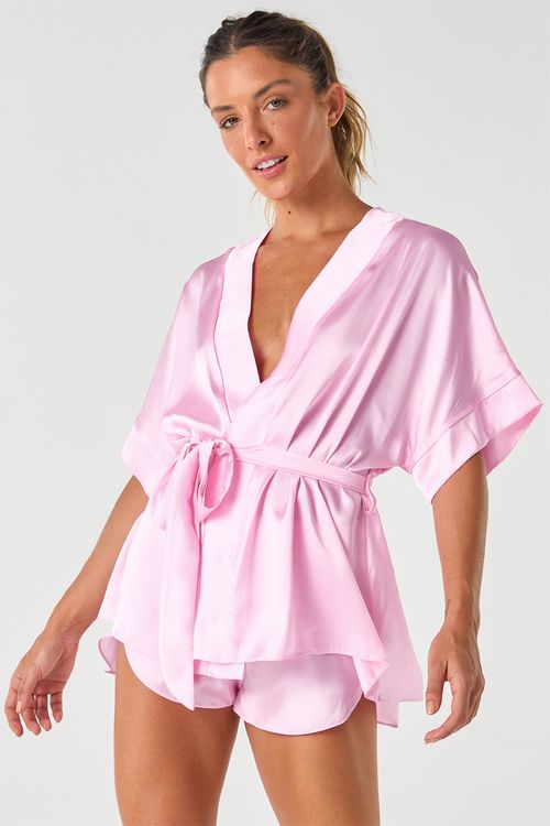 SHORT DOLL KIMONO ACETINADO - CLÁSSICOS ACETINADOS YOGURT