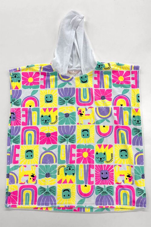 TOALHA DE BANHO INFANTIL - TUTTY FRUTTI