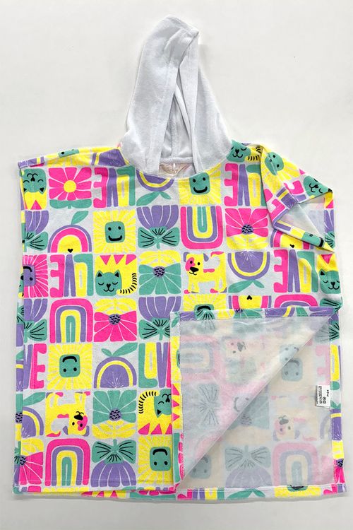 TOALHA DE BANHO INFANTIL - TUTTY FRUTTI