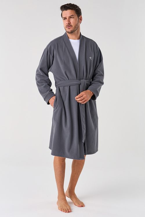 ROBE DE SOFT MASCULINO - CLÁSSICOS SOFT FLUSH CINZA