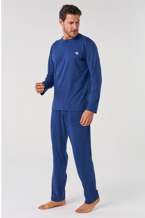 PIJAMA LONGO DE ALGODÃO - ETERNO MASCULINO