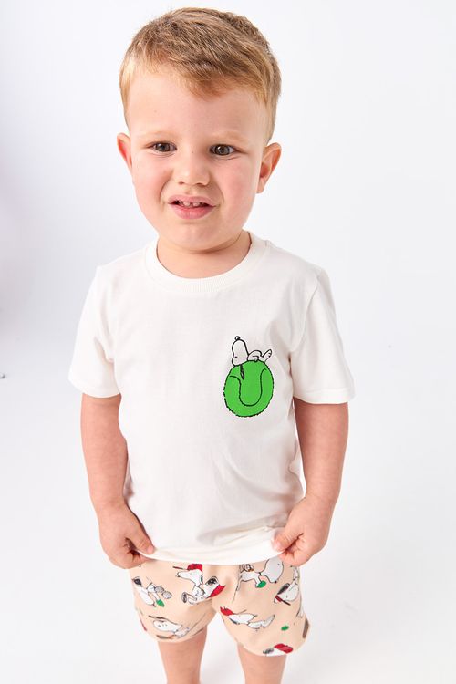 PIJAMA CURTO INFANTIL MENINO - SNOOPY SPORTS