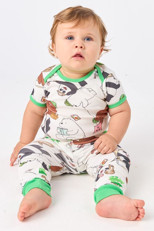 BODY + CALÇA BABY DE RIBANA - URSOS SEM CURSO