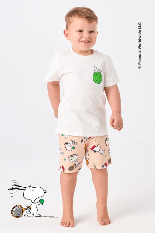 PIJAMA CURTO INFANTIL MENINO - SNOOPY SPORTS
