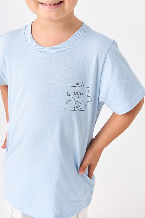 PIJAMA CURTO INFANTIL MENINO - CAT&DOG