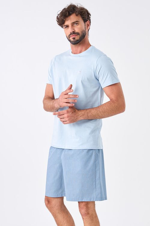 PIJAMA CURTO MASCULINO - CLÁSSICOS CAMBRAIA