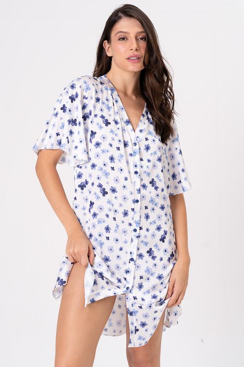 CAMISOLA AMPLA COM BOTÕES - BELLA