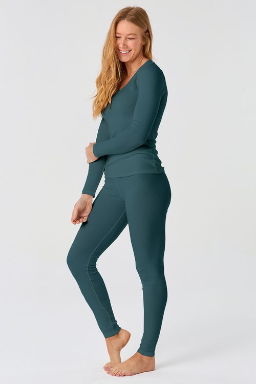PIJAMA FEMININO DE RIBANA LONGO - CLÁSSICOS CANELADOS