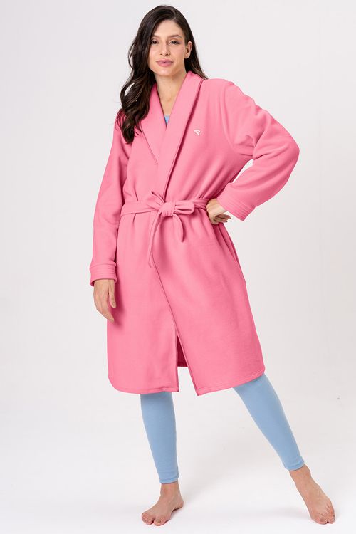 ROBE FEMININO DE SOFT - CLÁSSICOS SOFT PINK ROSÊ