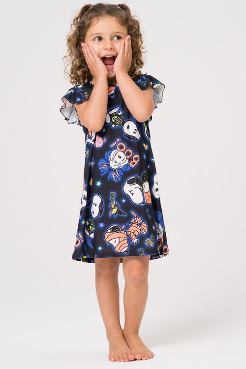 CAMISOLA INFANTIL MENINA - SPOOKY SNOOPY