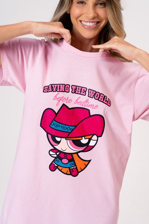 CAMISOLA DE ALGODÃO FLORZINHA - SUPERPODEROSAS COWGIRL