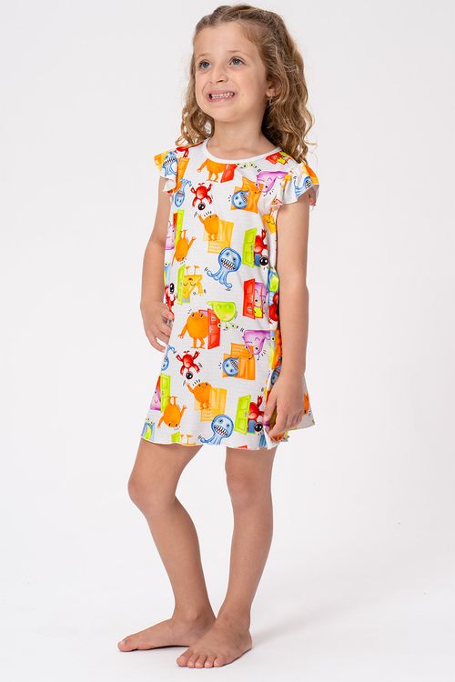 CAMISOLA INFANTIL MENINA - GELEIA DE MONSTROS